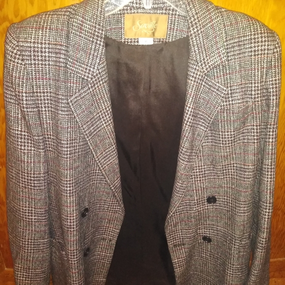 Liz Claiborne 75% wool green jacket - Picture 3 of 6